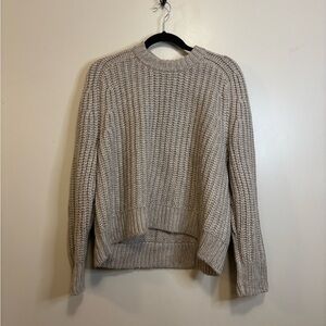 Abercrombie & Fitch Cream Crew Neck Sweater